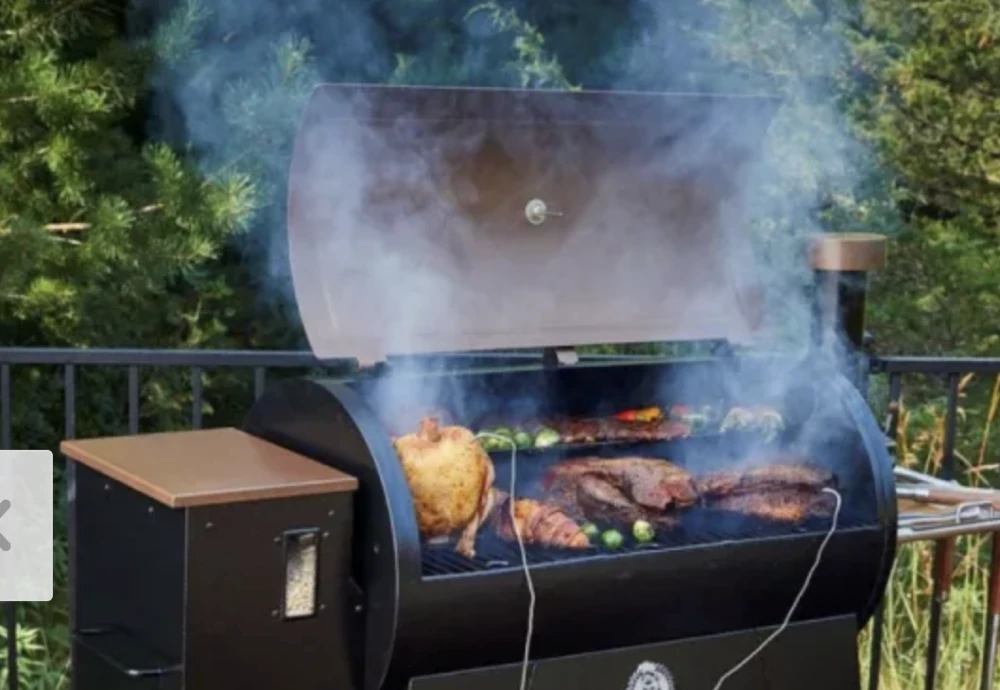 combination charcoal grill and smoker