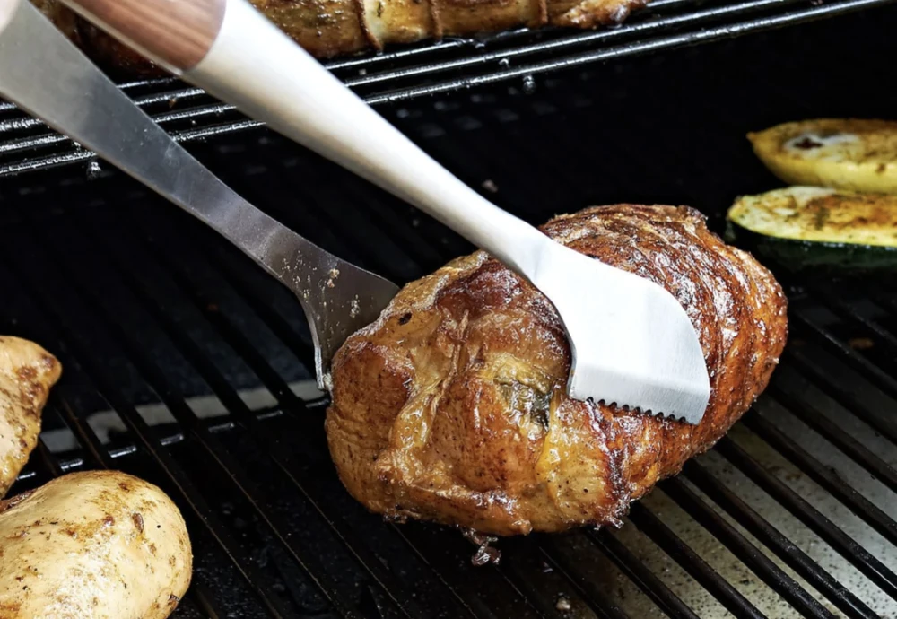 using a wood pellet grill